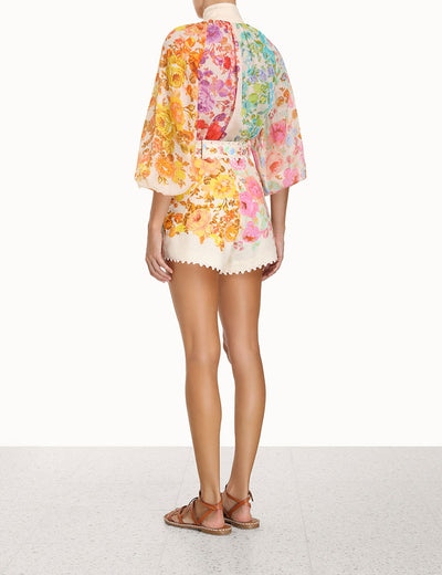RAIE BILLOW BLOUSE - Multi Floral