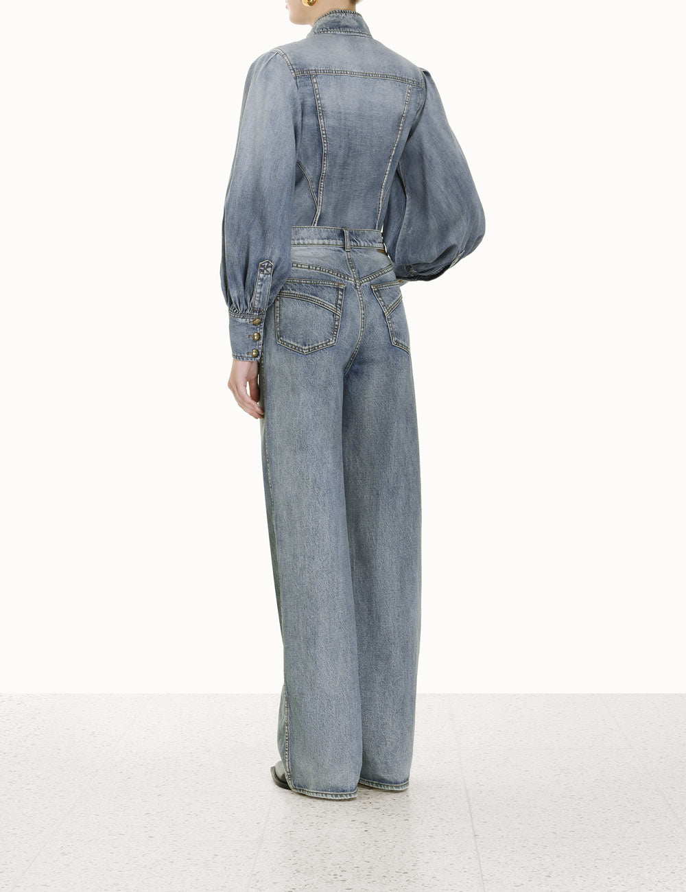 LUMINOSITY WIDE STRAIGHT JEAN - Briny Blue