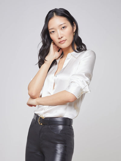 Dani Silk Blouse - Ivory