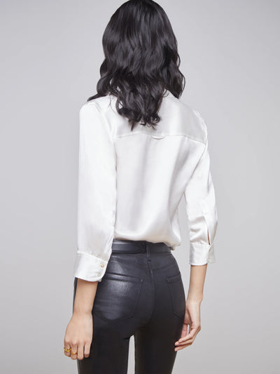 Dani Silk Blouse - Ivory