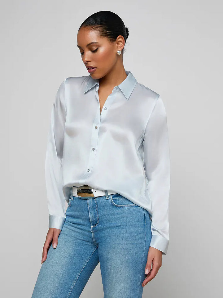 Tyler Blouse - Light Blue