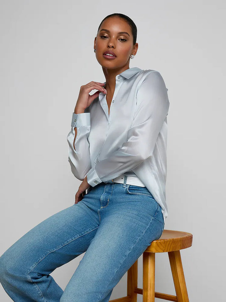Tyler Blouse - Light Blue