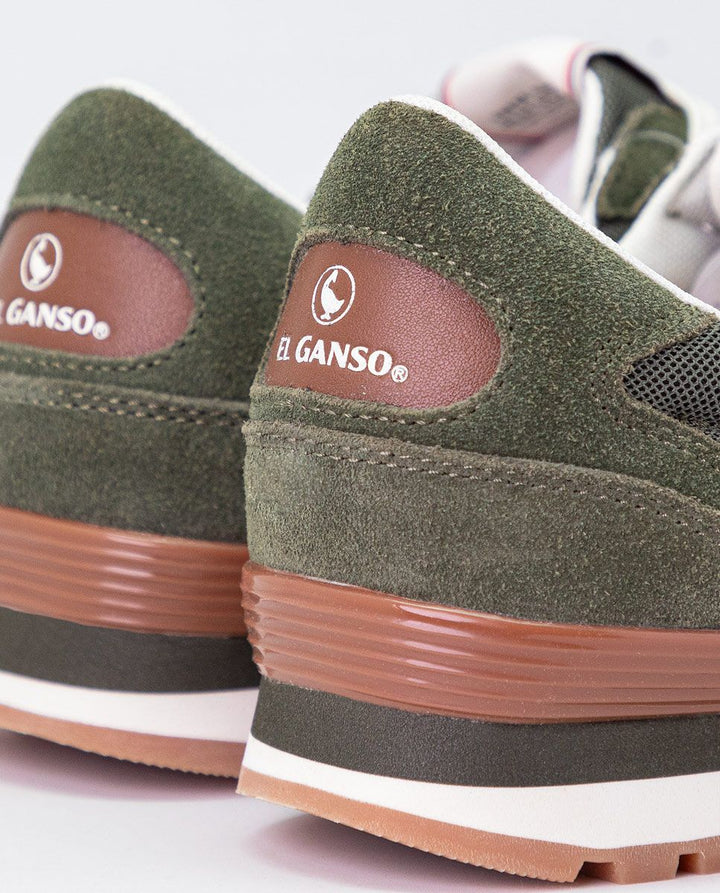 Nylon Running Sneaker - Khaki