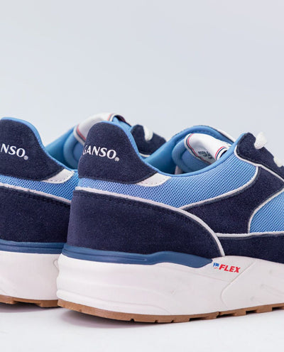 Track Mix Sneaker - Navy/Blue