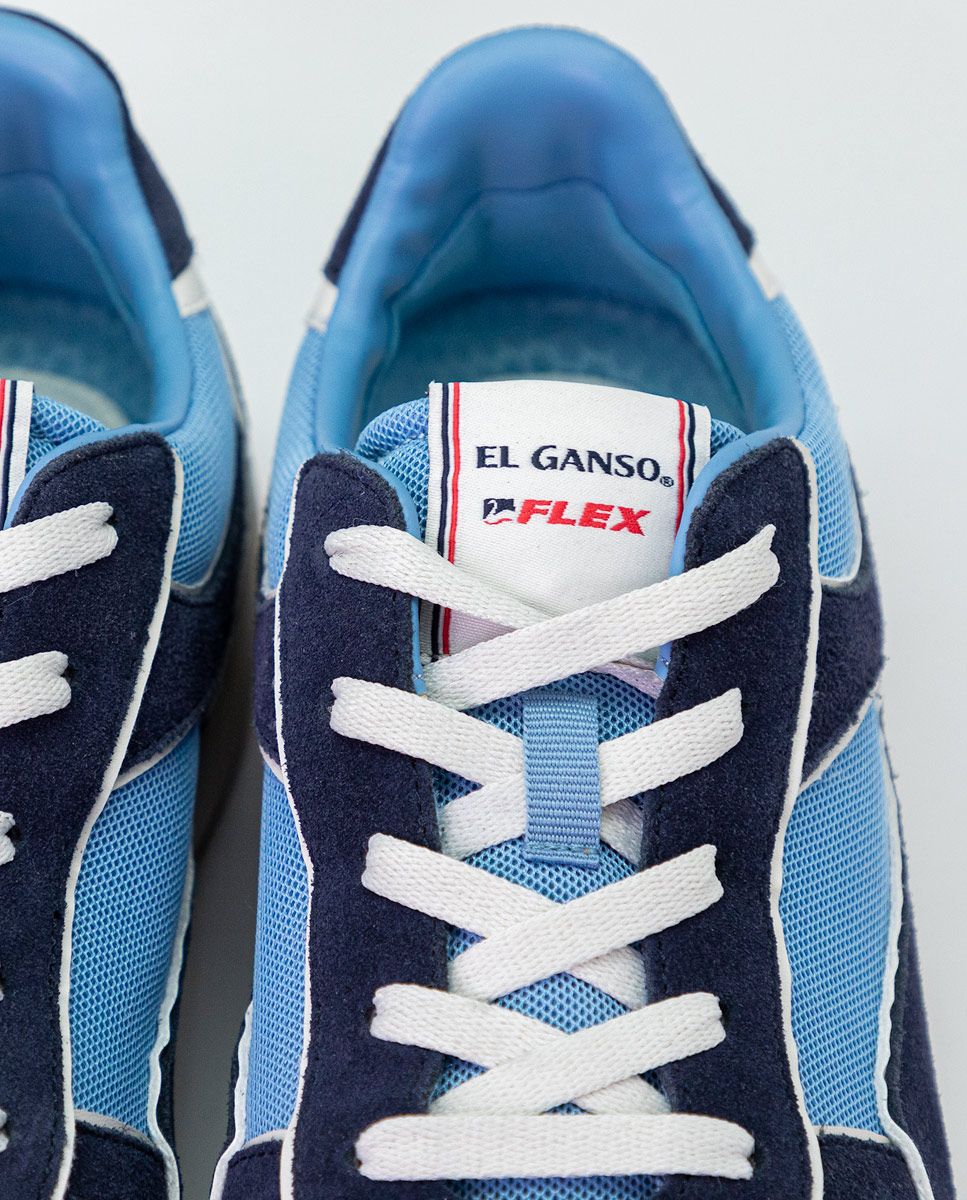 Track Mix Sneaker - Navy/Blue