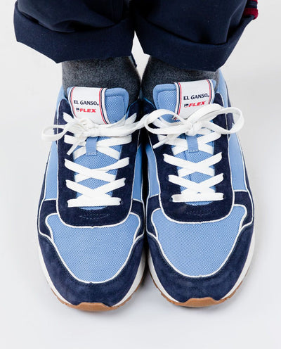 Track Mix Sneaker - Navy/Blue