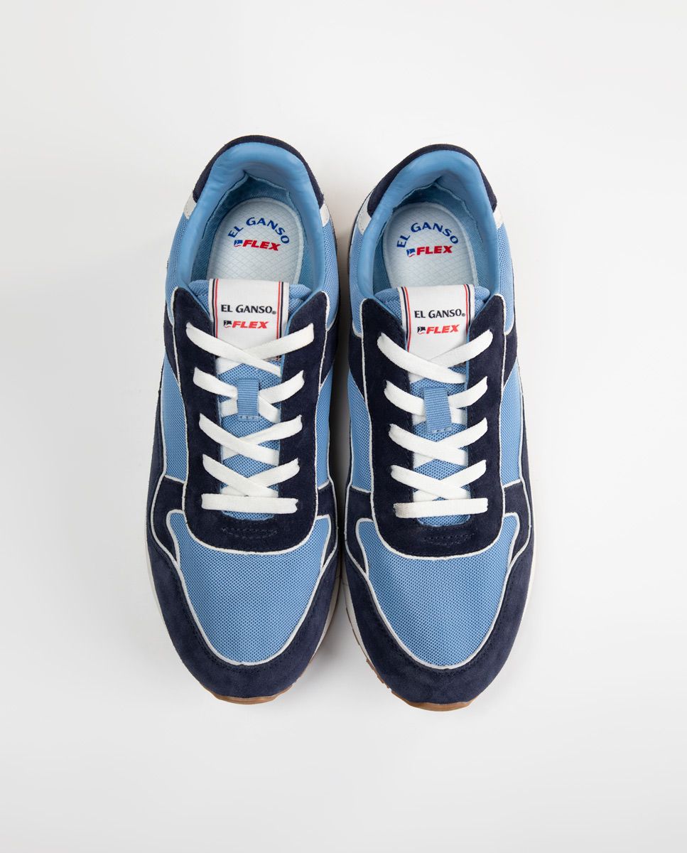 Track Mix Sneaker - Navy/Blue