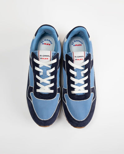 Track Mix Sneaker - Navy/Blue