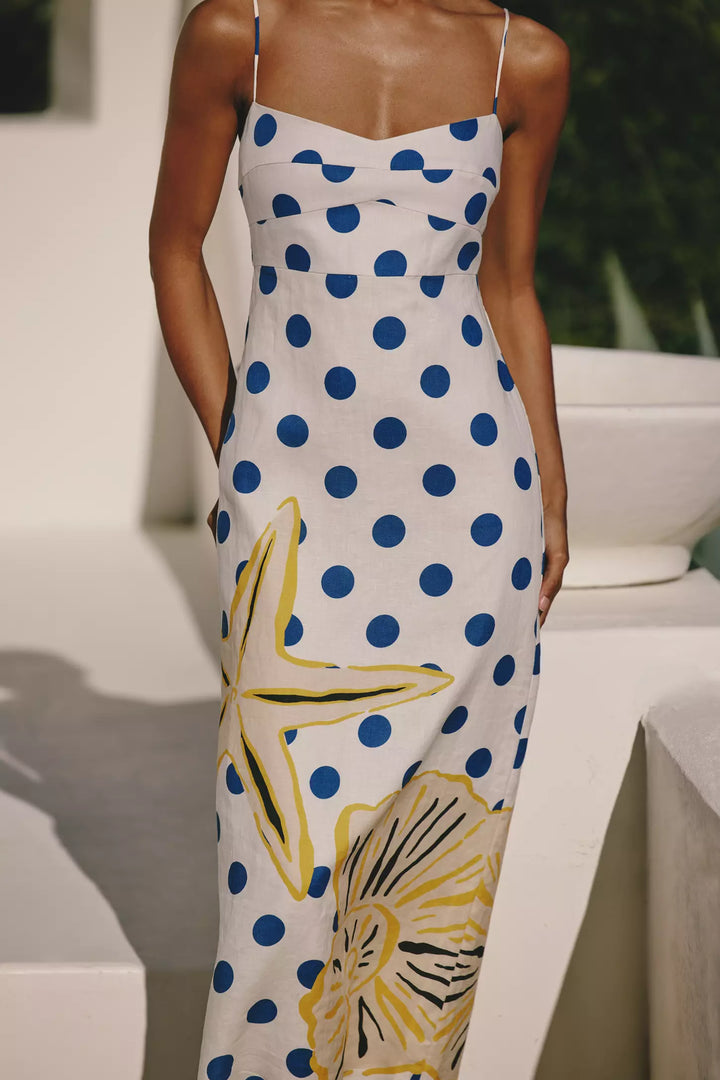 Paloma Dress - White Multi