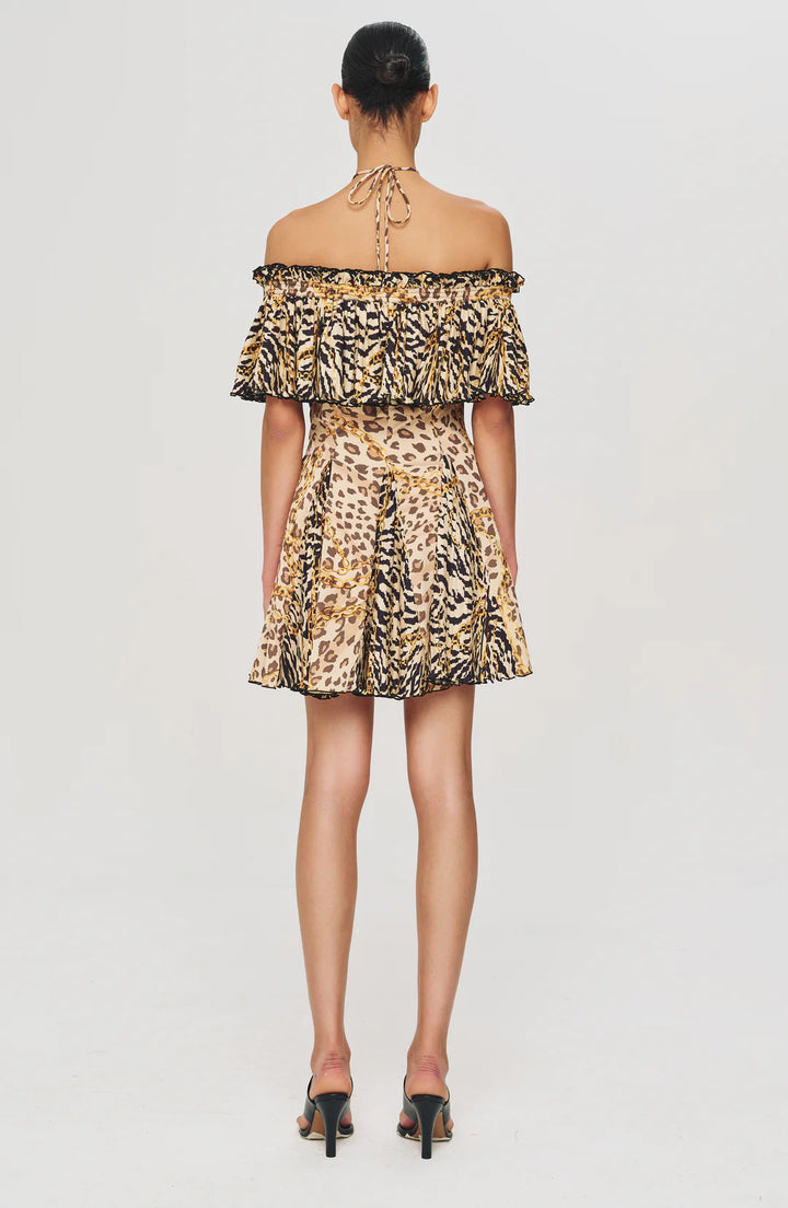 Esmi Dress - Mixed Zebra Cheeta