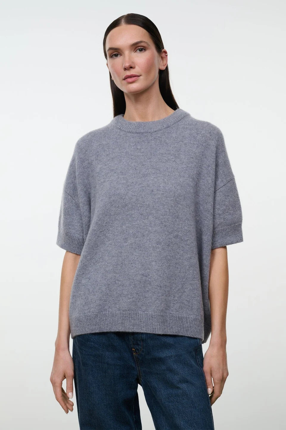 Sorrento Cashmere Sweater - Grey