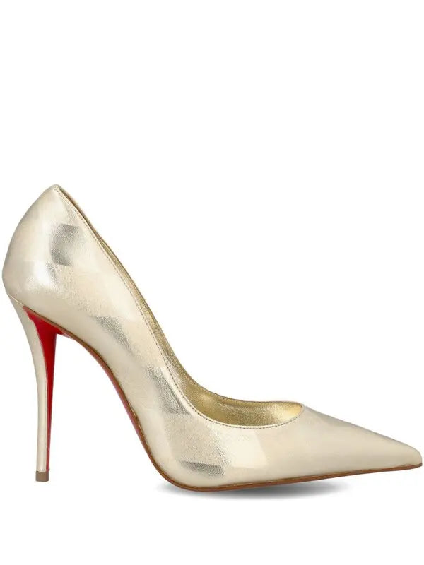 Miss Z 100 Pump - Platino Chiaro Gold