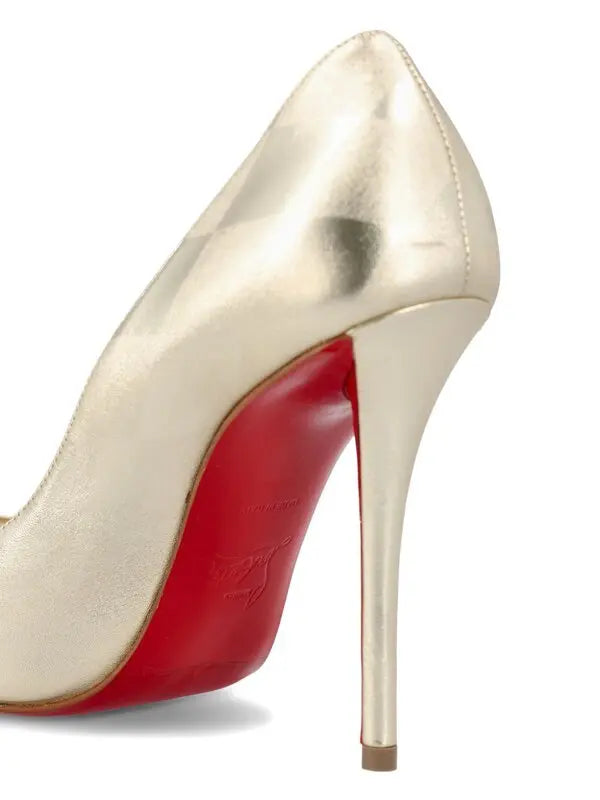 Miss Z 100 Pump - Platino Chiaro Gold