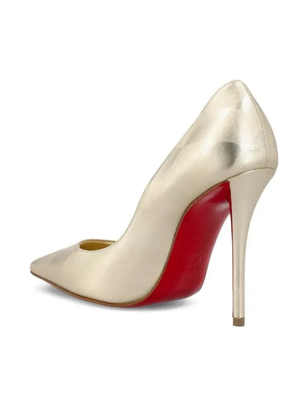 Miss Z 100 Pump - Platino Chiaro Gold