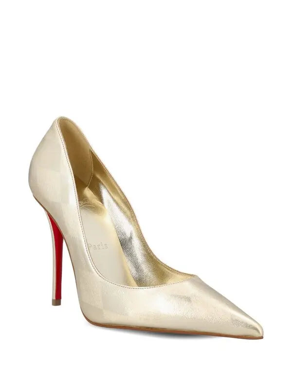 Miss Z 100 Pump - Platino Chiaro Gold