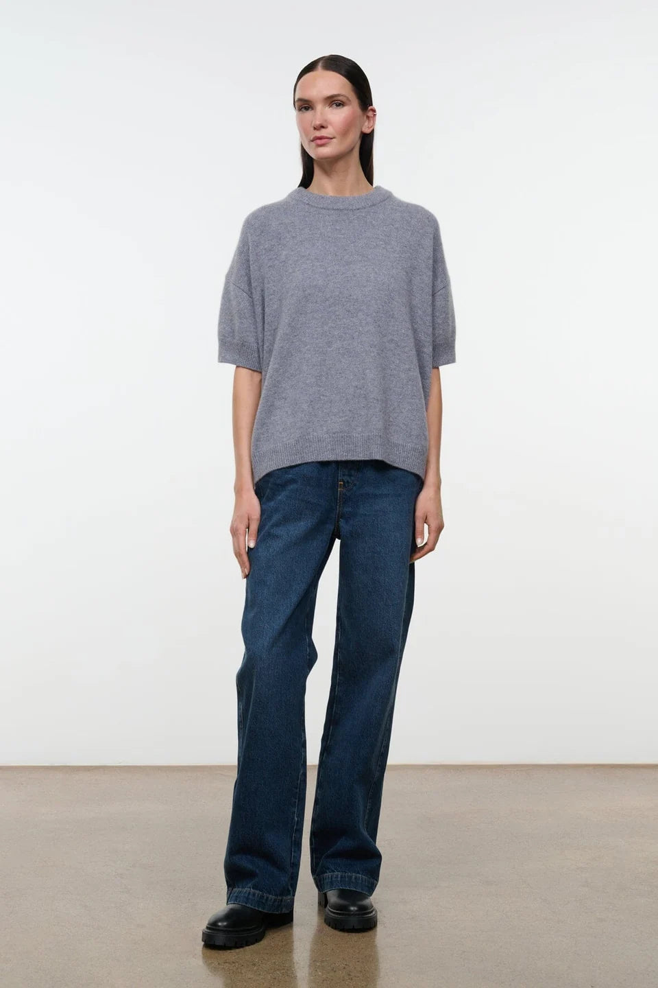 Sorrento Cashmere Sweater - Grey