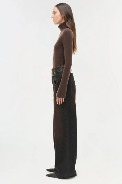 Fenwick Cashmere Turtleneck - Chocolate