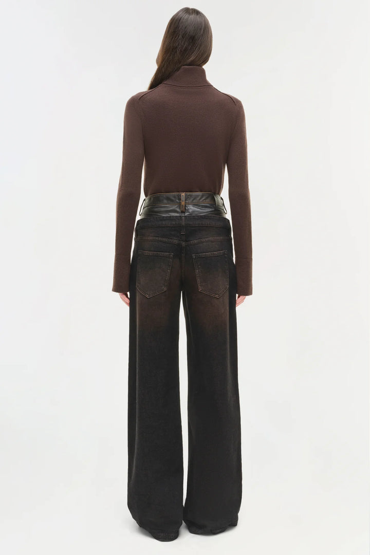 Fenwick Cashmere Turtleneck - Chocolate