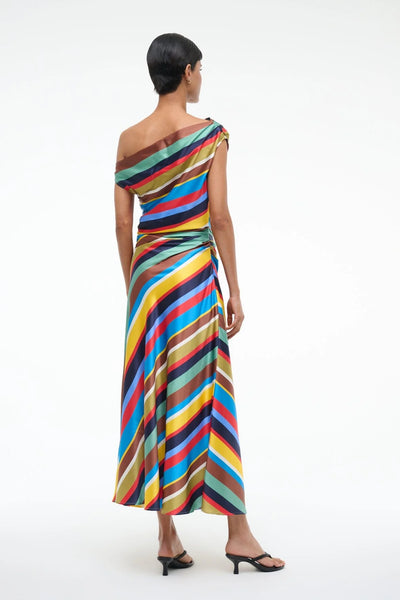 PHARE SILK DRESS - Market Stripe