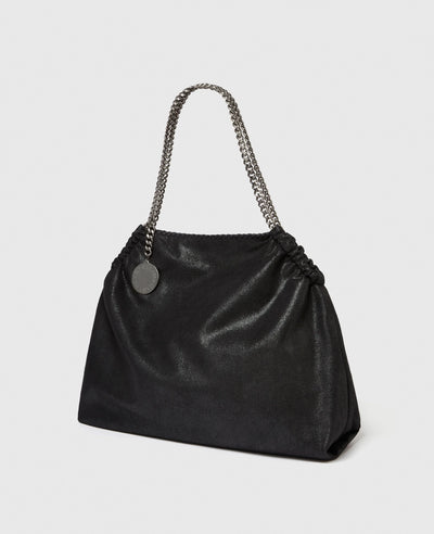 Falabella Drawstring Tote Bag - Black