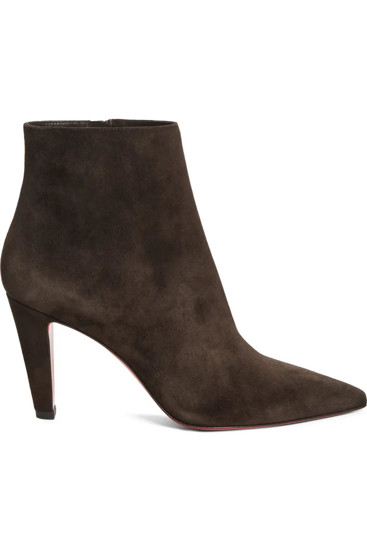 Vibella Pointed Toe Booty - Dark Brown