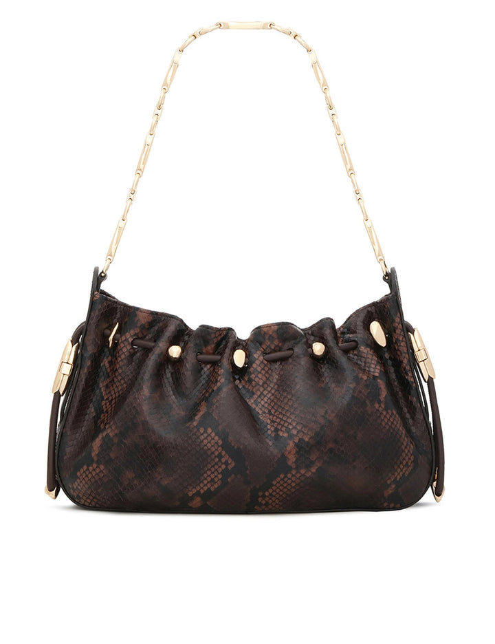 Halcyon Clutch - Brown Multi Snake