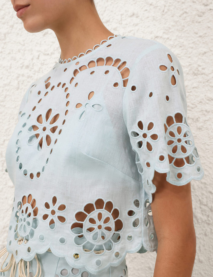 Awaken Embroidered Bodice - Mint