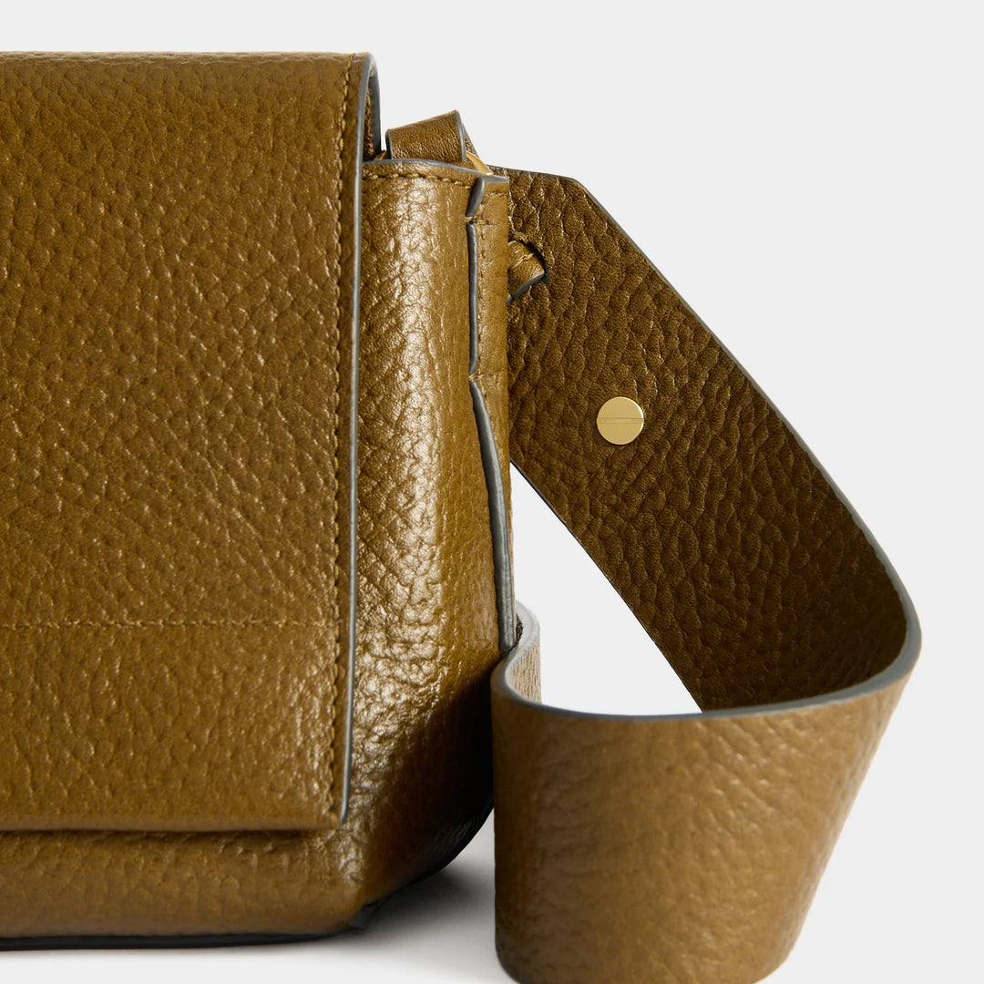 Mortimer Cross-body Leather and Suede in Nori Green