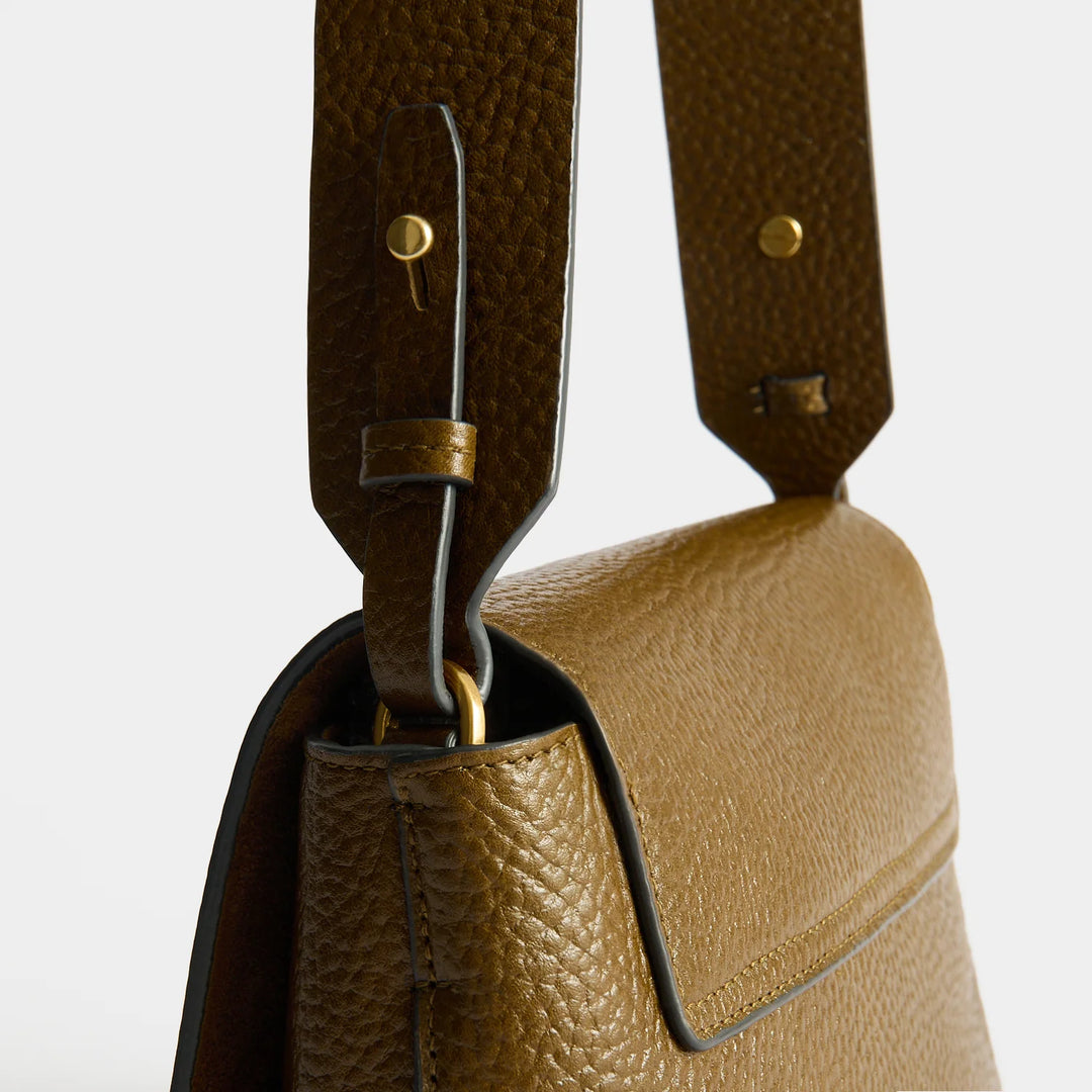 Mortimer Cross-body Leather and Suede in Nori Green
