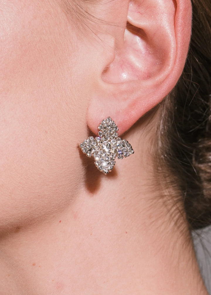 Fiona Earrings - Crystals