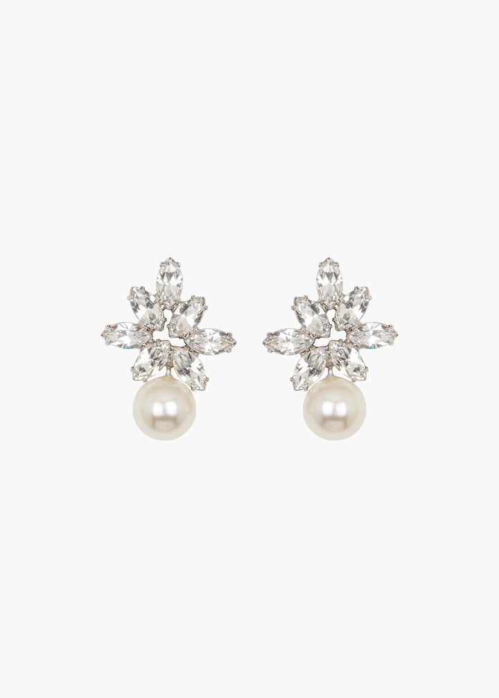 Liza Earrings - Crystal