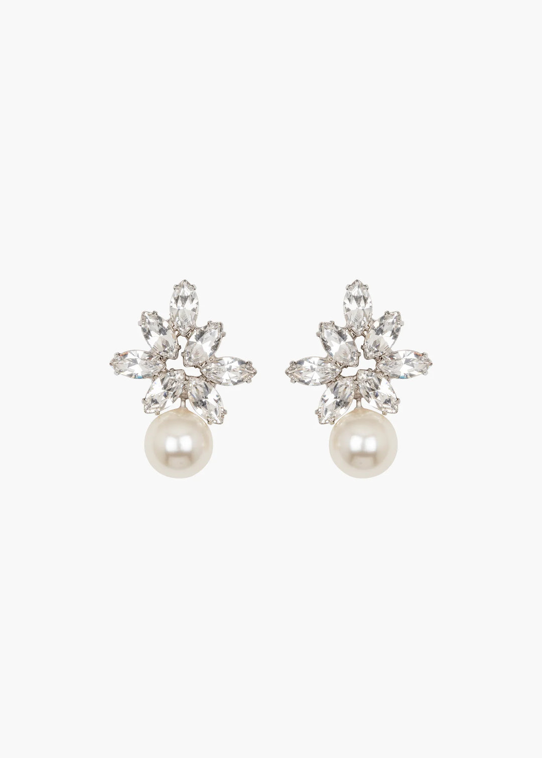Liza Earrings - Crystal
