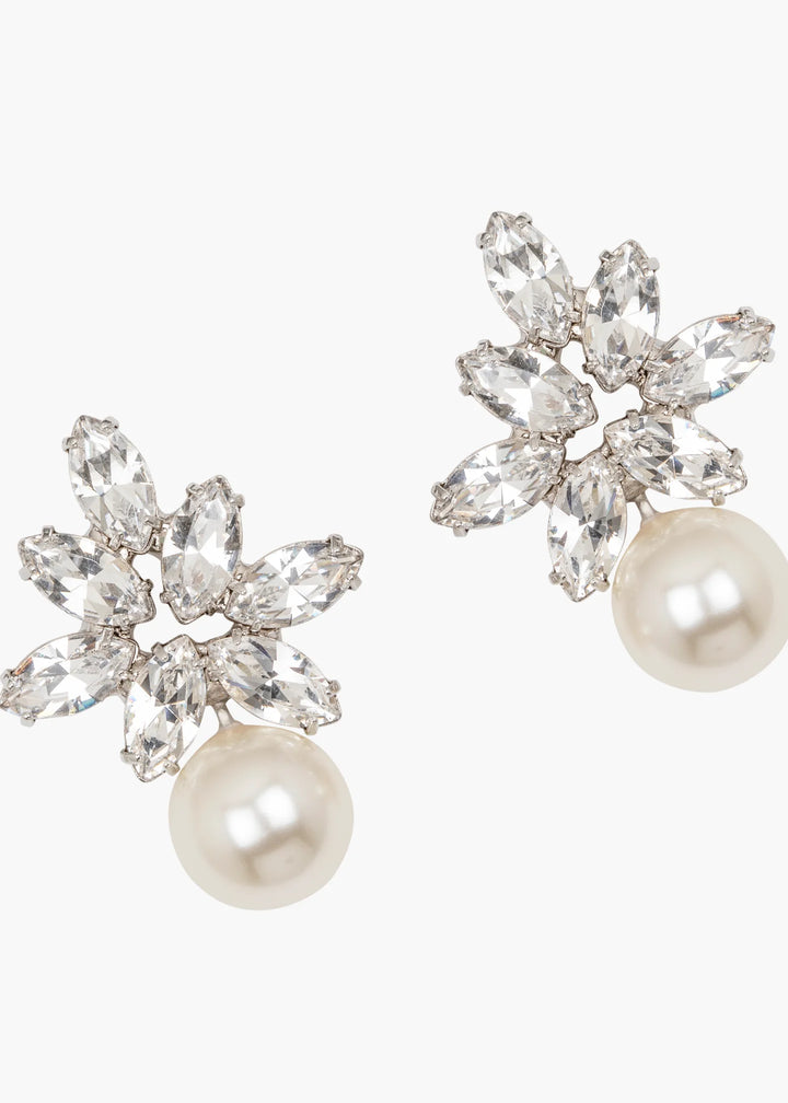 Liza Earrings - Crystal