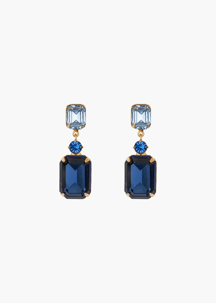 Justine Earrings - Sapphire
