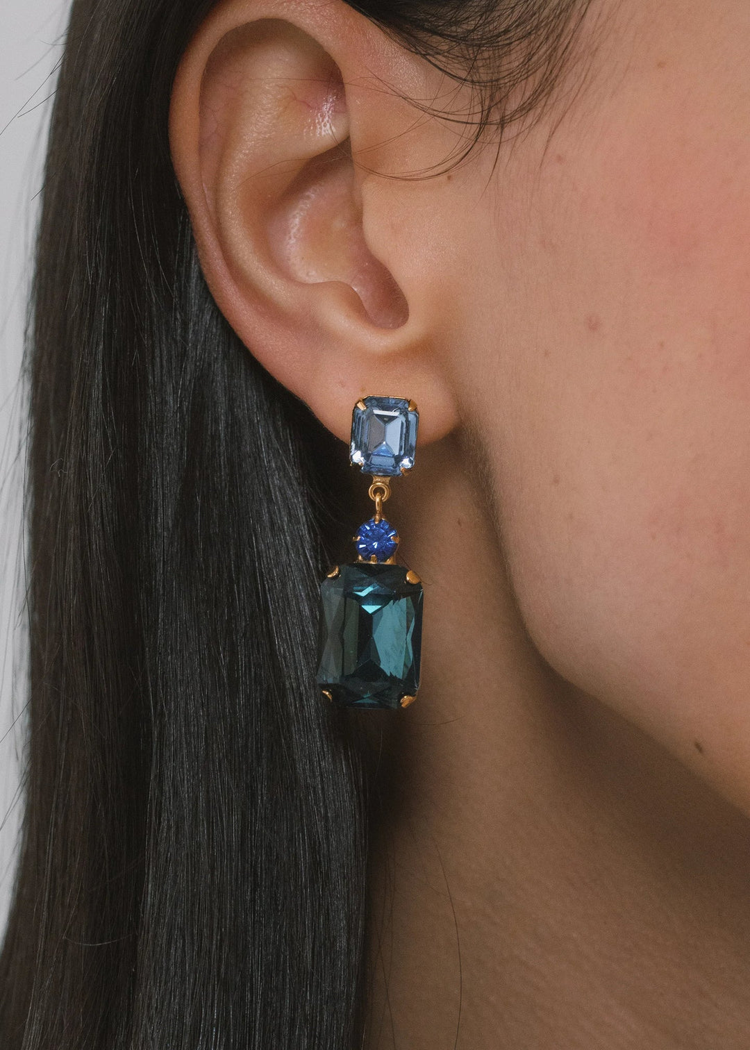 Justine Earrings - Sapphire