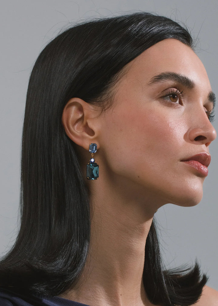 Justine Earrings - Sapphire