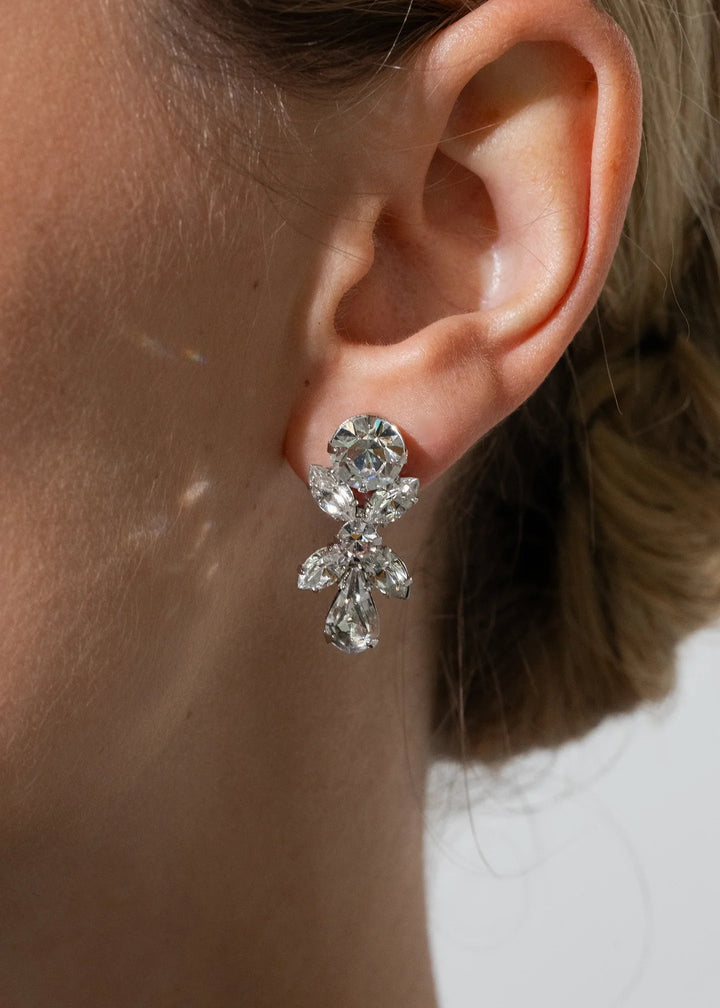 Parker Earrings - Crystal