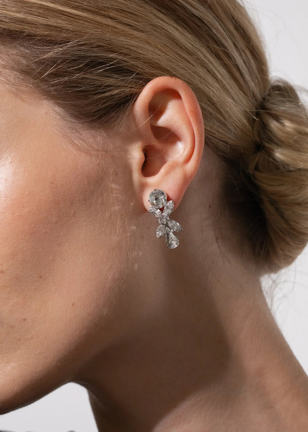 Parker Earrings - Crystal