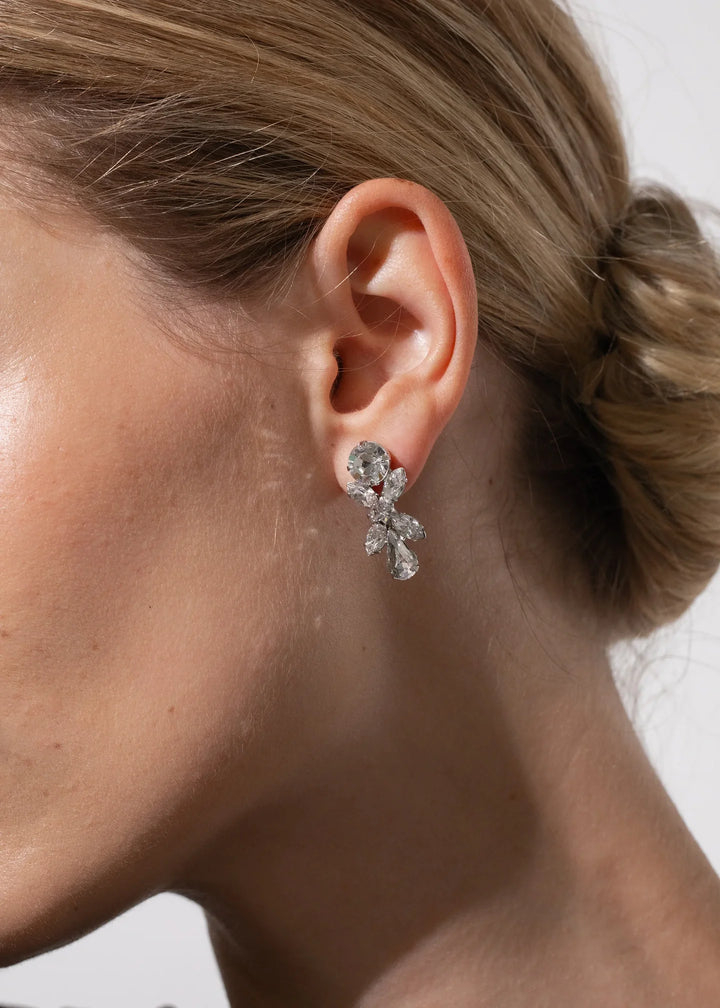 Parker Earrings - Crystal