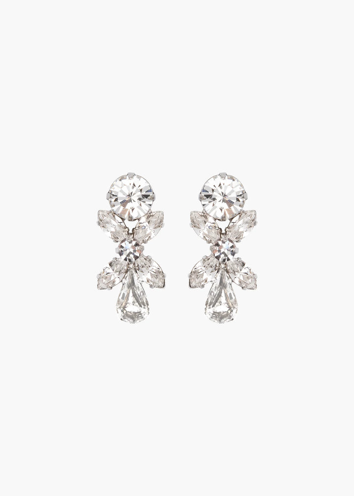 Parker Earrings - Crystal