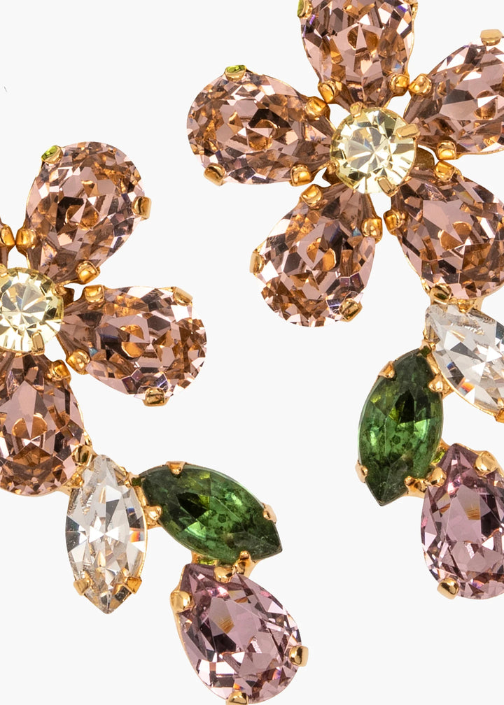 Odelia Earrings - Vintage Rose