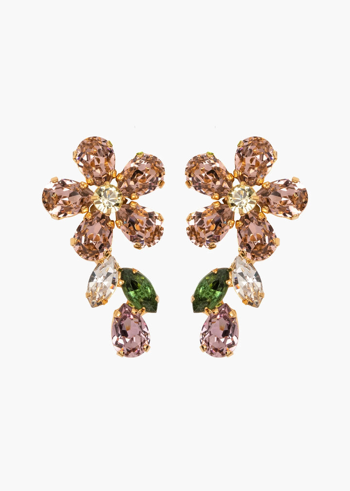 Odelia Earrings - Vintage Rose