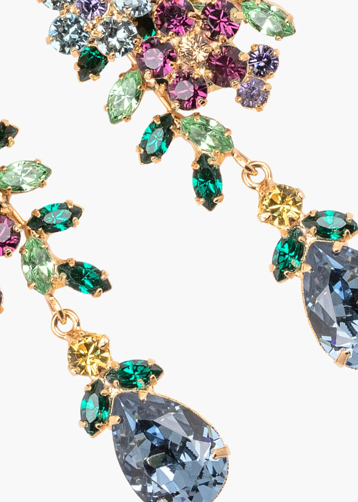 Yasmin Earrings - Blue Multi