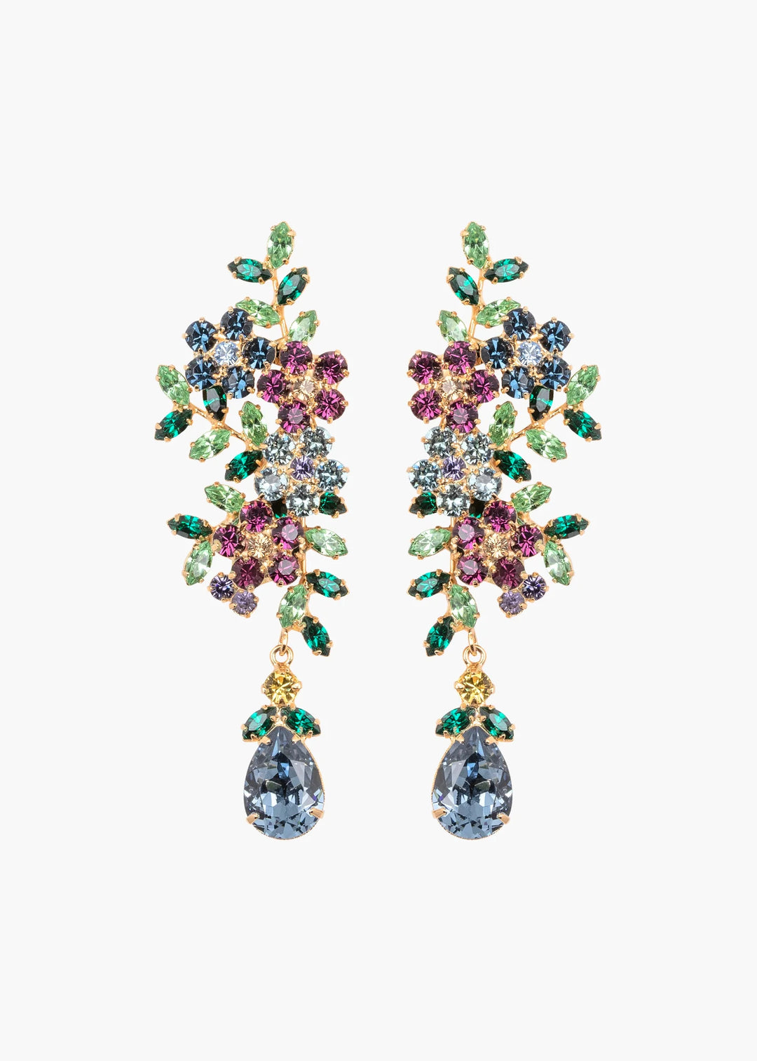 Yasmin Earrings - Blue Multi