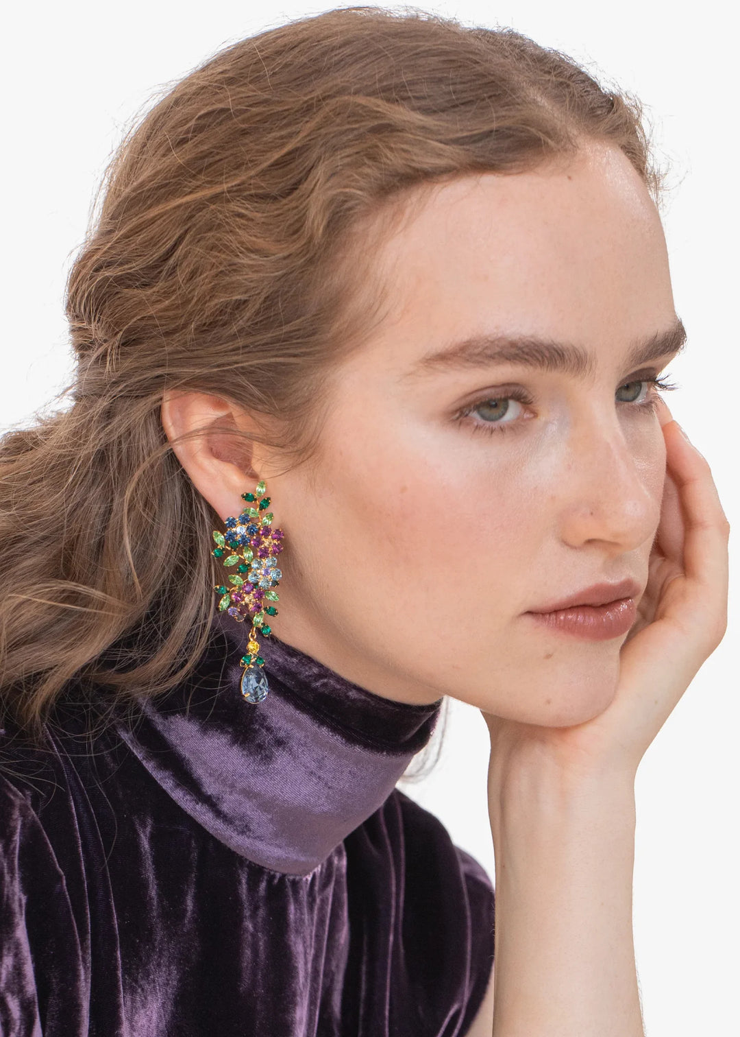 Yasmin Earrings - Blue Multi