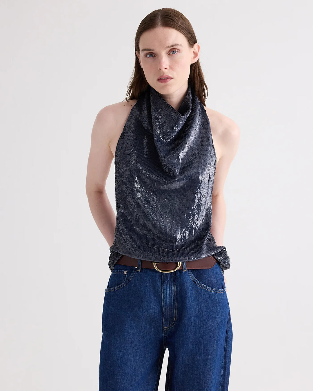 Friday Night Top - Blue Multi