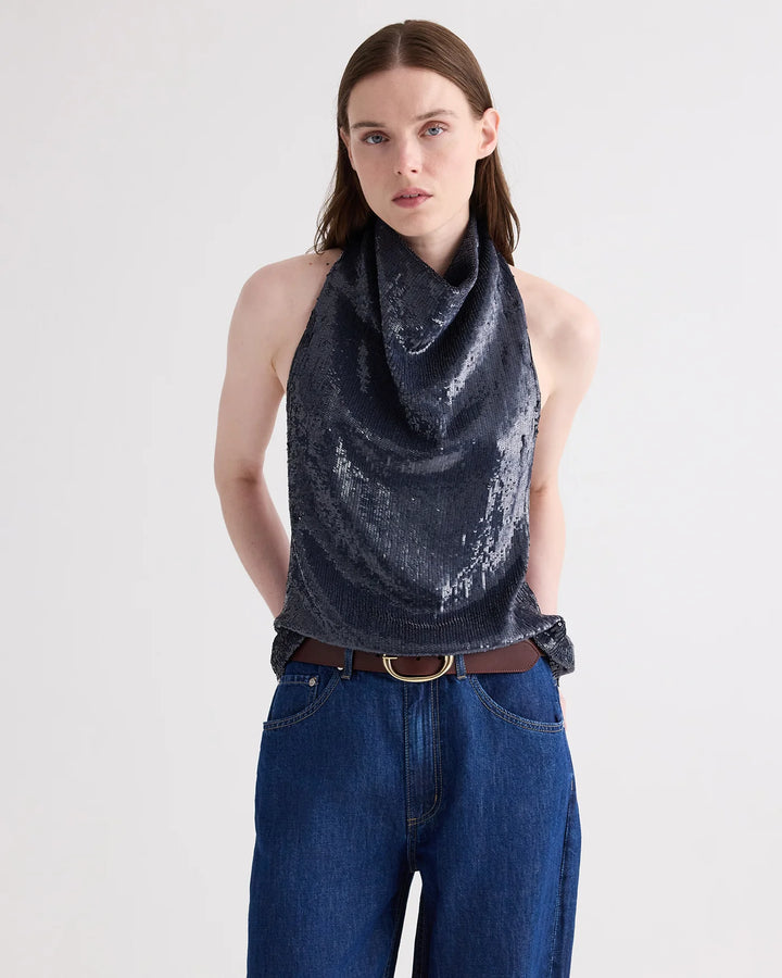 Friday Night Top - Blue Multi