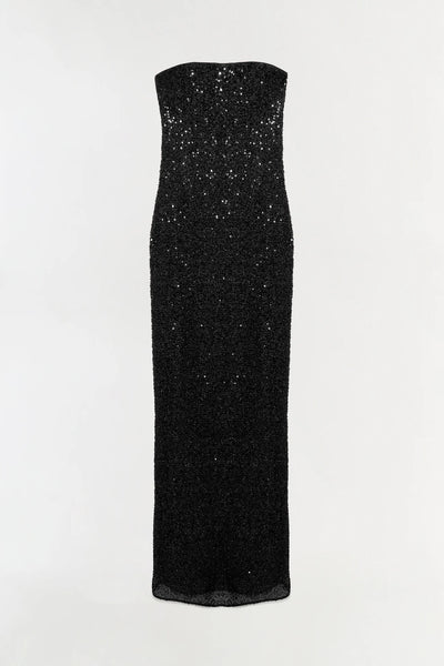 Xyla Sequin Gown - Black
