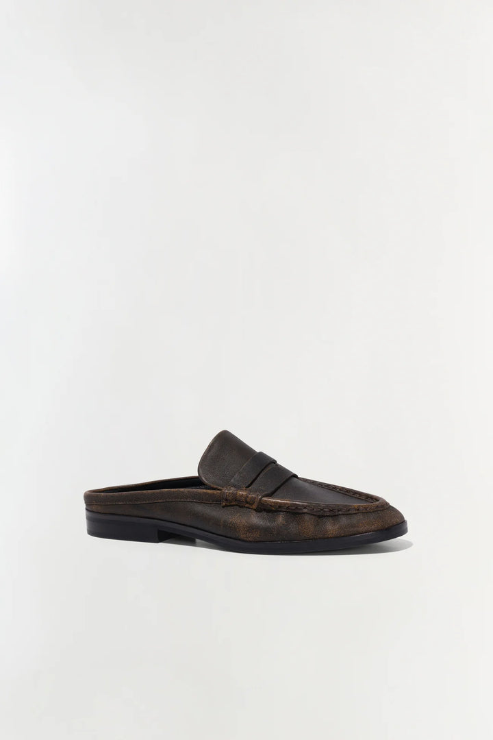 Dean Leather Loafer - Distressed Chocolate