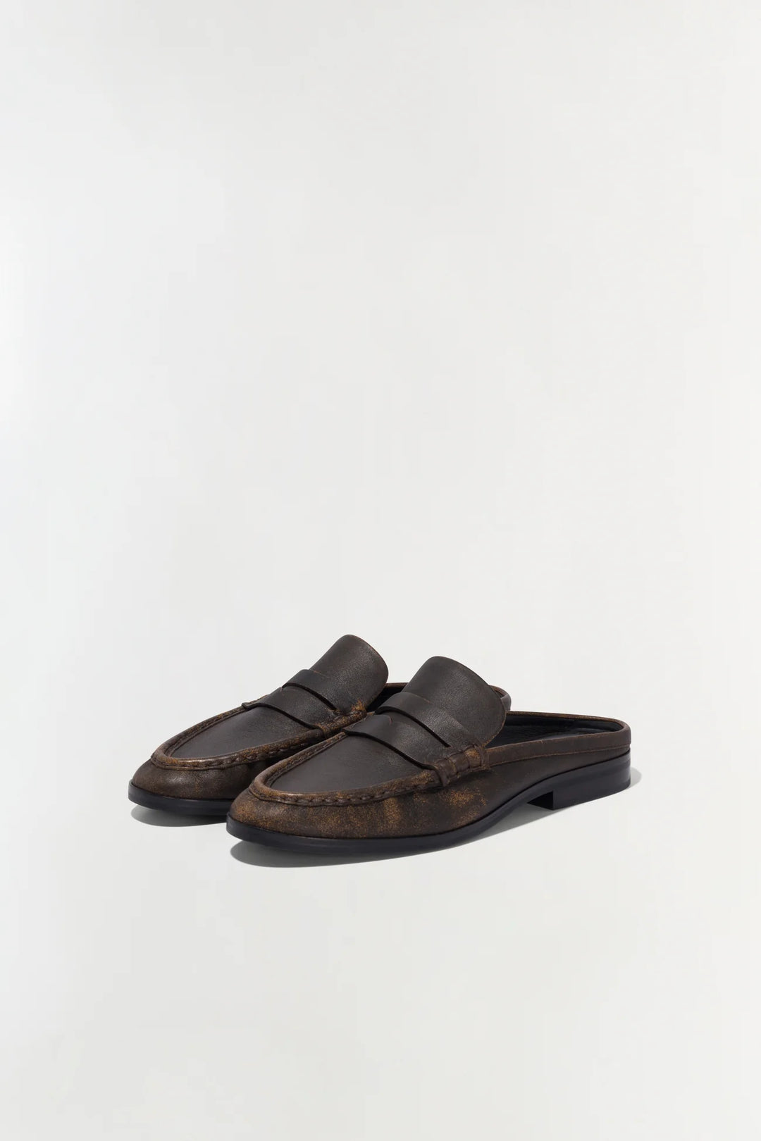 Dean Leather Loafer - Distressed Chocolate